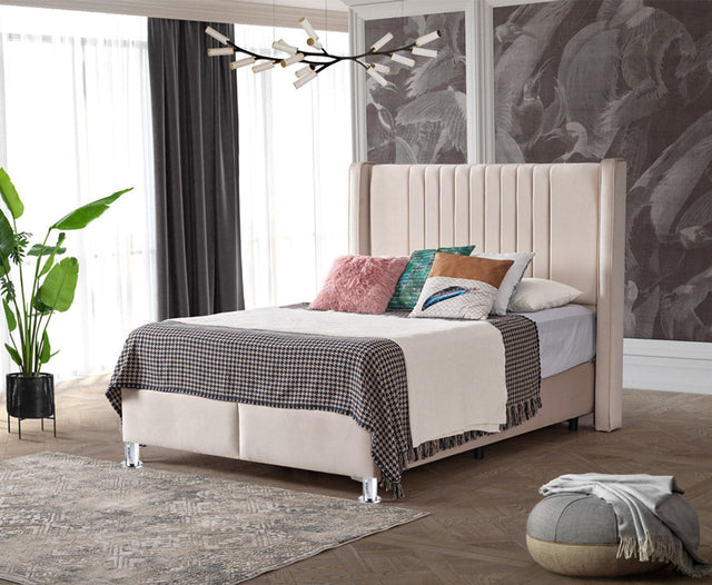 4ft 6 Double Ottoman Bed Set